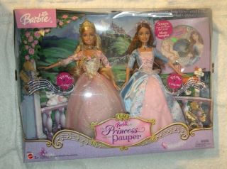 Barbie Princess And The Pauper Erika Anneliese Musical Singing Gift Set Rare Htf