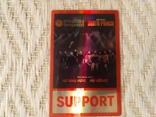 Breaking Benjamin And Five Finger Death Punch Support Pass