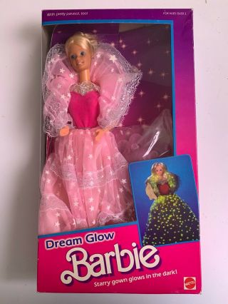 Vintage Mattel Barbie Doll - Dream Glow Barbie (1985)