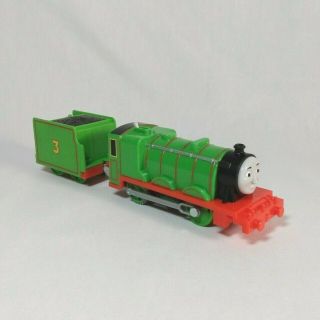 Thomas & Friends Trackmaster 3 Henry Train Engine & Tender Car &