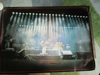 Genesis Trick Of The Tail 1976 Big O Poster Yes Bruford.  Rare.  Gabriel