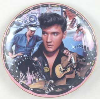 A Musical Tribute To Elvis The King 2 Hound Dog Bop Musical Plate Pl - 09
