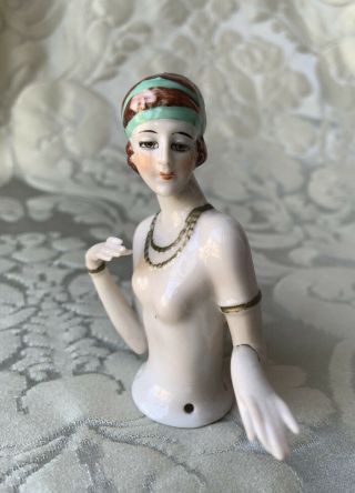 Half - Doll/demi - Figurine/teepuppe/art Deco/ Pincushion Doll/flapper/fasold