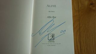 Alfie Boe - Hand Signed Book 