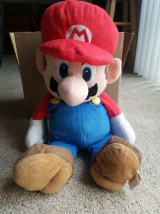 Licensed Official Nintendo Mario Mario 23” Large Plush Stuffed Toy 2012