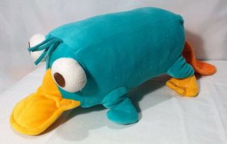 Disney Parks Phineas & Ferb Perry The Platypus Plush 20 " Long Stuffed Animal