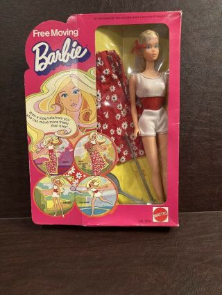 Vintage 1974 Moving Barbie Doll Clothes Golf Club Racquet Nib