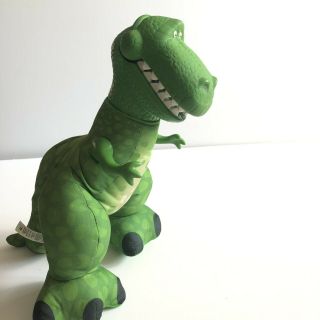 Toy Story 3 Big Roaring Rex Fisher Price Plush Squeeze Roar Dinosaur 13”
