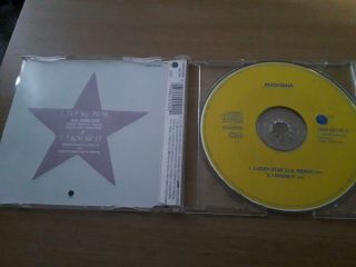 Madonna - Lucky Star Rare Yellow CD German Import 2
