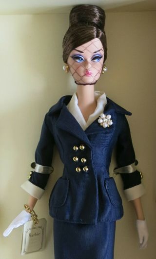 Boater Ensemble Barbie Doll Bfmc Club Exclusive Nrfb Silkstone In Shipper