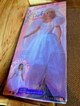 BARBIE Vintage 1994 My Size Barbie Bride Doll 36 
