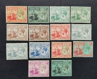 Trinidad & Tobago,  Kgv.  Selection Of Stamps.  Hinged,  Some Heavy.
