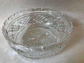 Brilliant Cut Glass Crystal Fruit Serving Bowl 8 " In Diameter