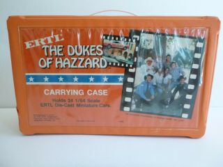 1981 Ertl The Dukes Of Hazzard Carrying Case 1/64 Scale Die - Cast Cars