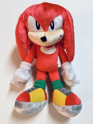 Sonic The Hedgehog,  Knuckles Official Tomy 8 " Plush Sega Toy Stuffie Guardian
