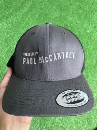 Paul Mccartney Freshen Up 2019 Tour Vip Baseball Cap Hat Beatles