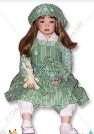 Elite Dolls Porcelain Doll Clarissa By Christine Orange 238/1000 36 Inch