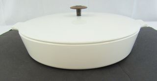 Vintage Corning Ware B - 10 Buffet Server White 10 " Skillet With Lid