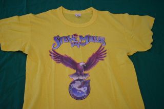 Vintage Steve Miller Band Concert T - Shirt Size Medium