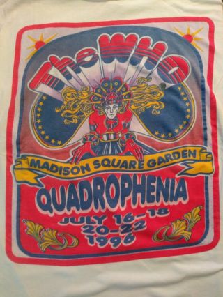 The Who Concert T - Shirt - - 1996 Quadrophenia Tour - Men 