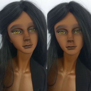 Dollshe craft Rosen rhythmos body 70 cm bjd doll in tan sleep and open eyes face 3