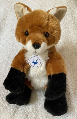 Build A Bear Red Fox St.  Louis Zoo Exclusive Wildcare Institute Bab Rare
