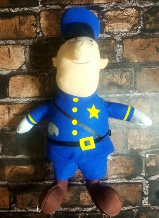 Toy Factory Plush Frosty the Snowman Traffic Cop Police Officer Stuffed 14 