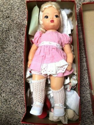 Vintage Blonde Terri Lee Doll Box Clothing