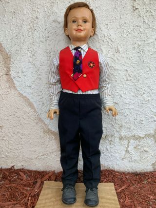 35 " Vintage Ideal Peter Playpal Doll 1960s Rare