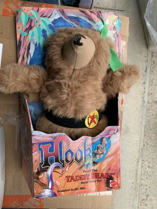 Hook Peter Pan Taddy Bear Teddy Bear Mattel Old Stock