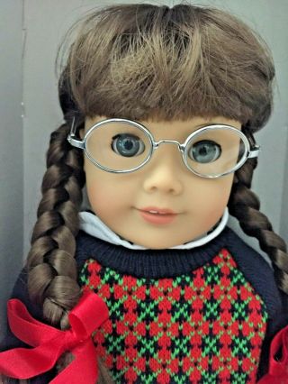 American Girl Doll Molly Mcintire With Book,  Accessories & Christmas Dress