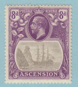 Ascension Island 18 Hinged Og No Faults Very Fine
