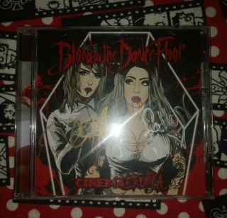 Blood On The Dance Floor Cinema Erotica Cd (signed By Dahvie And Fallon)