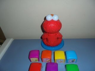 Sesame Street Elmo Find and Learn Alphabet Blocks Hasbro Talking Learning Toy 3