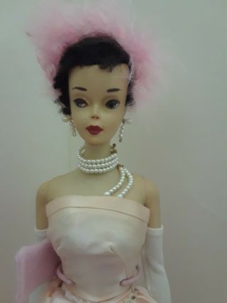Vintage Ponytail Barbie 3 Tm Solid Heavy Body 《tlc Hair,  Pretty Brunette Doll》