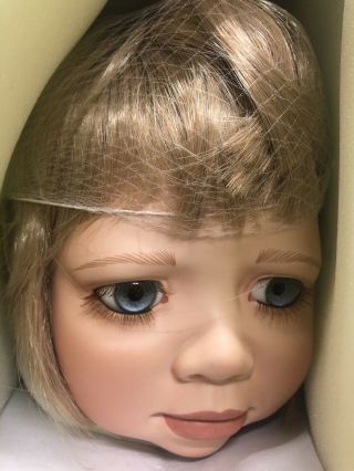 Rare Elite Doll Christine Orange “bobbie” Porcelain Doll Ltd Ed 43/150
