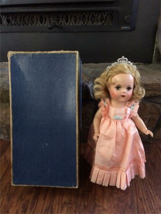Vintage Madame Alexander Princess Elizabeth Composition Doll Dress Box
