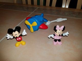 Disney Mickey Mouse Clubhouse Fly N Slide Replacements Mickey Minnie Plane W/arm