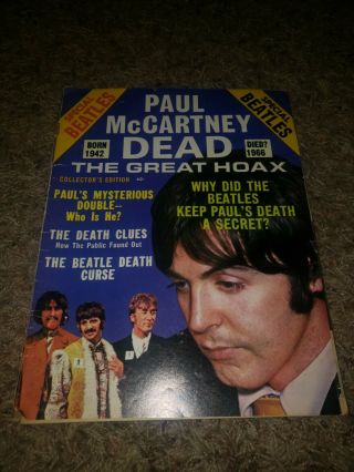 Beatles Special - Paul Mccartney Is Dead - The Great Hoax 1978 Limited Reprint