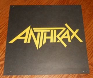 Anthrax Spreading the Disease Poster 2 - Sided Flat Square Promo 12x12 2