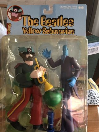 Mcfarlane Toys 2000 The Beatles Yellow Submarine Ringo With Apple Bonker