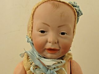 Antique German Bisque K R Character Baby Doll 100 2