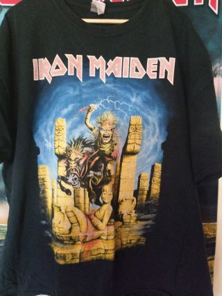 Vintage Iron Maiden Tour T Shirt.