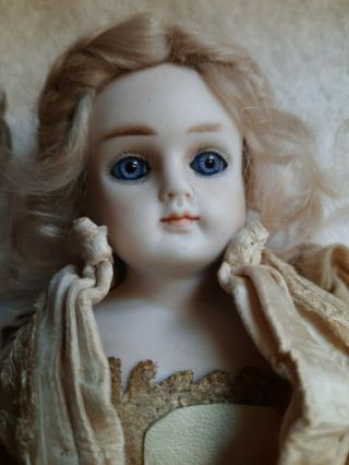 12 " Closed Mouth Alt Beck Gottschalck 698 Lady Doll Wig Pate Clothing