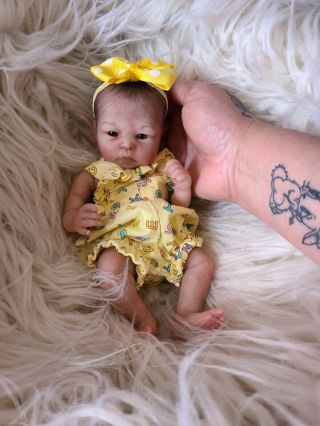 Private For Hiddentreausures - 2 Micro Preemie Reborn Doll: Lilly Loo