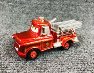 Disney Pixar Cars Rescue Squad Fire Truck Mater Red Fire Engine Toy