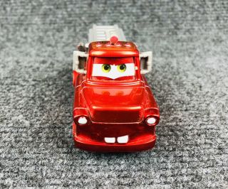 Disney Pixar Cars Rescue Squad Fire Truck Mater Red Fire Engine Toy 3