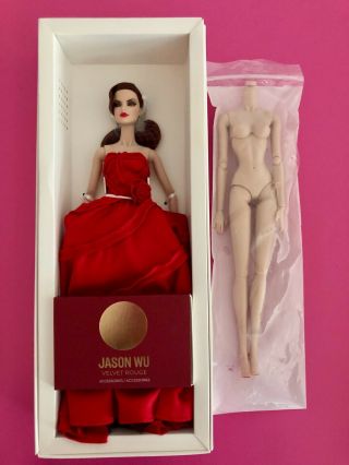 Fashion Royalty Jason Wu Velvet Rouge Veronique Perrin & Replacement Body Nrfb