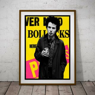 Sid Vicious Sex Pistols Punk Poster Framed Or Three Print Options Exclusive 2020