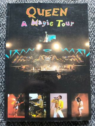1987 Queen A Magic Tour Book Program Uk Exclusive Freddie Mercury 95 Pages
